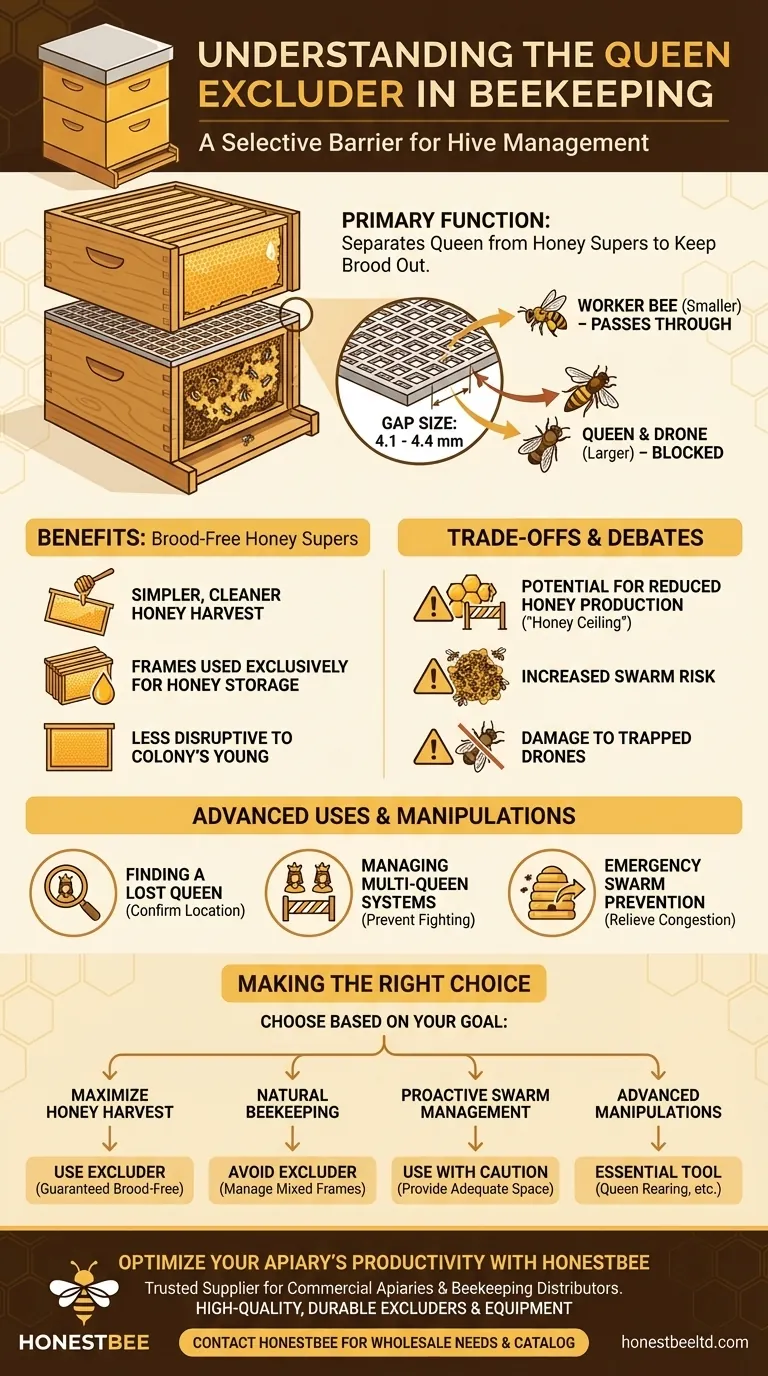 여왕벌 격리기는 무엇이며 어떻게 작동하나요? 벌통 관리 가이드 시각적 가이드