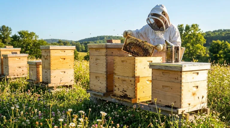 Quali caratteristiche rendono l'arnia Langstroth ideale per l'apicoltura moderna? Sblocca la massima produzione di miele e la salute dell'alveare