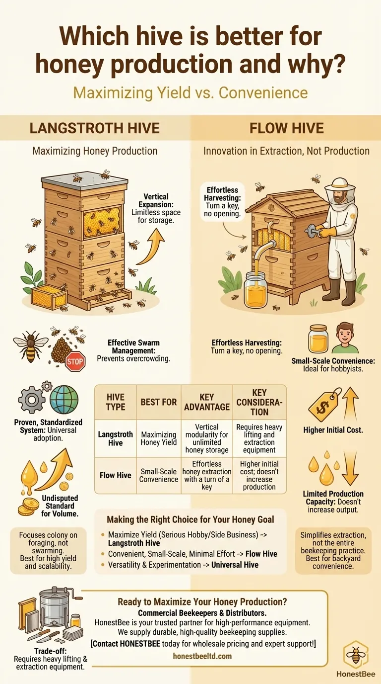 Which hive is better for honey production and why? Langstroth Hive for Maximum Honey Yield Visual Guide