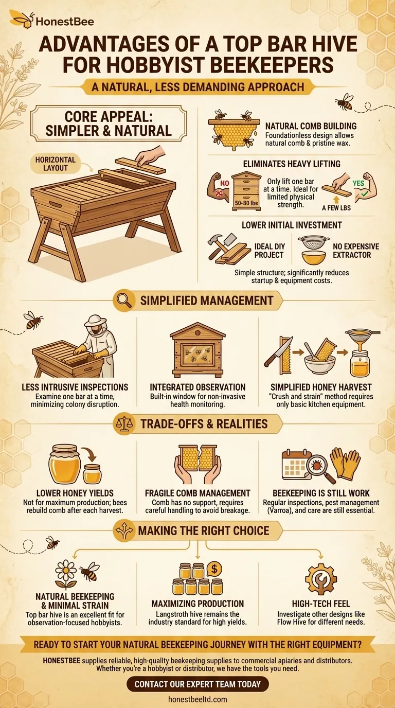 취미 양봉가에게 탑바 벌통의 장점은 무엇인가요? 더 간단하고 자연스러운 접근 방식 시각적 가이드