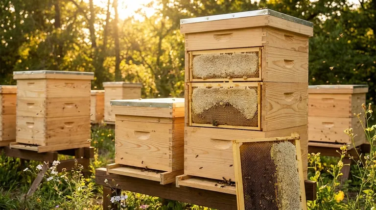 표준 벌통에서 사용 가능한 슈퍼(Super)의 크기는 무엇인가요? 딥(Deep), 미디엄(Medium), 샬로우(Shallow) 상자에 대한 안내