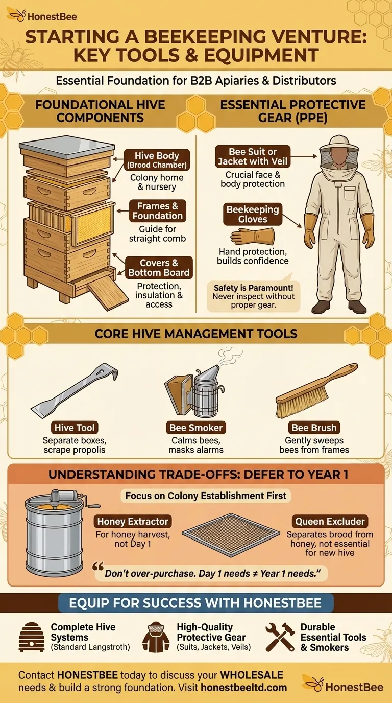 養蜂事業を始めるために必要な主要な道具と設備は何ですか？初心者向け必須ガイド ビジュアルガイド