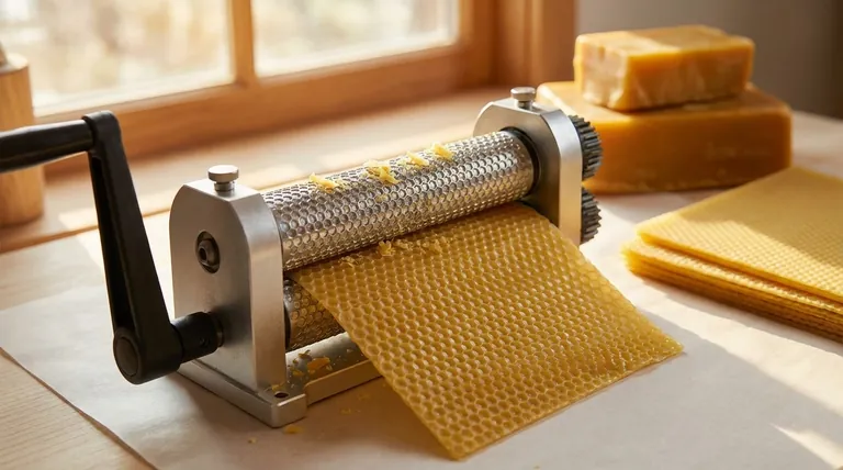 기계는 어떻게 밀랍을 평평하게 만들까요? 롤러 및 프레스 방식 안내