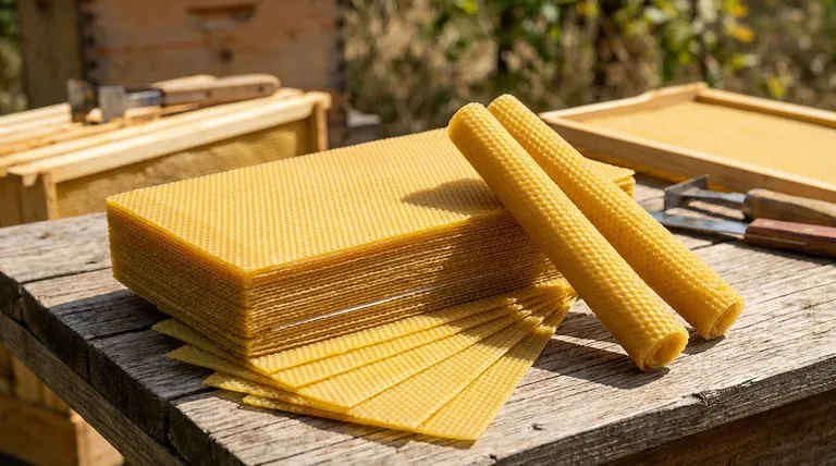 밀랍을 평평하게 만들고 엠보싱 처리한 후에는 어떤 일이 발생하나요? 녹은 밀랍에서 단단한 기초까지