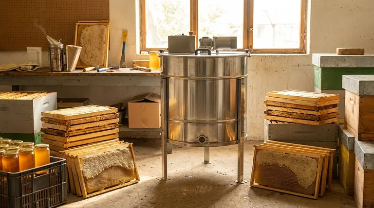 What machines are needed in beekeeping besides basic tools? Scale Your Honey Harvest Efficiently