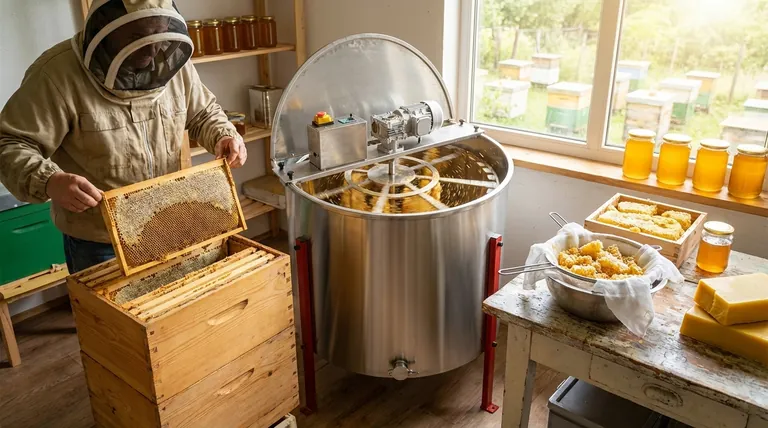 수확 후 벌집은 어떻게 되나요? 양봉장의 자원 효율성 극대화