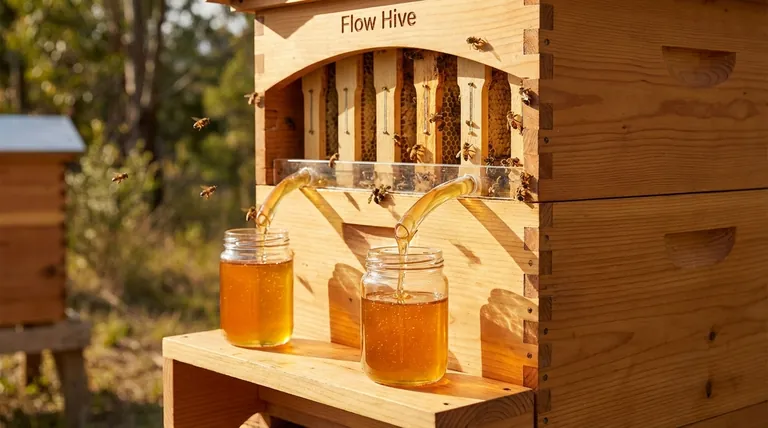 How does the Flow Hive address the issue of honey crystallization? Prevent and Manage Crystallization