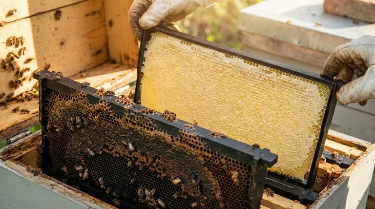 Why might beekeepers choose to rotate out old honeycomb? A Guide to Essential Hive Health