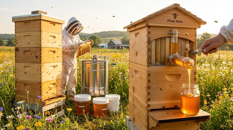What is the best hive for honey? Maximize Yield with Langstroth or Simplify Harvest with Flow Hive