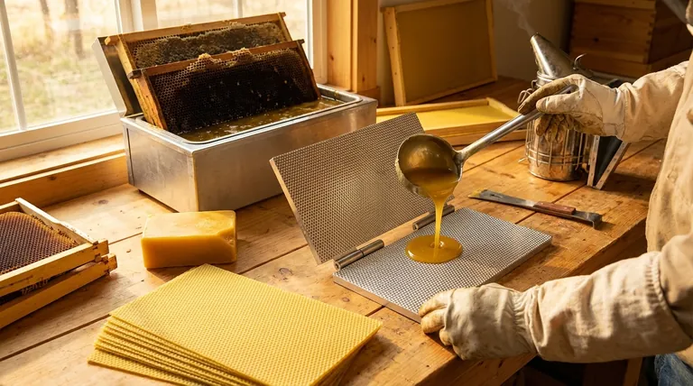 Can beeswax foundation be recycled or reused? A Guide to Sustainable Beekeeping
