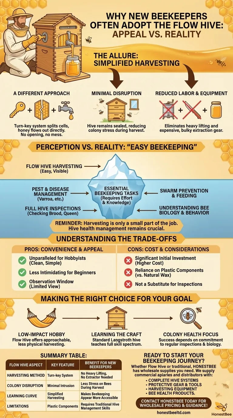 为什么新养蜂人经常选择Flow Hive（流蜜蜂箱）？简化初学者的蜂蜜采收 图解指南