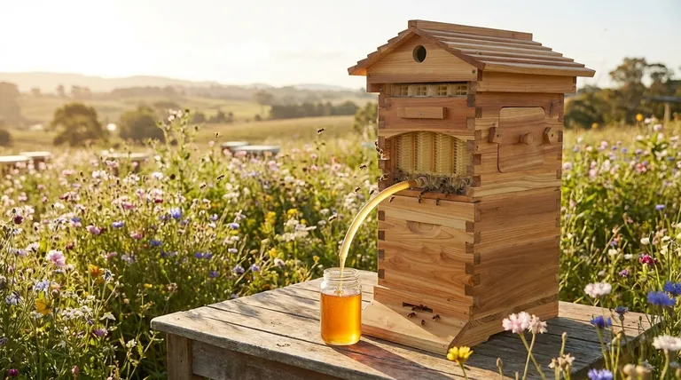 꿀 수확 중 플로우 하이브는 벌에게 어떻게 이점을 줄까요? 스트레스 최소화 및 군집 건강 극대화