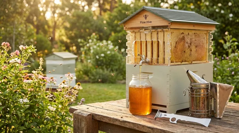 What are the benefits of using a Flow Hive for honey extraction? A Gentler, Simpler Harvest for Hobbyists