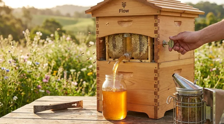 플로우 하이브(Flow Hive)는 꿀 채취를 어떻게 단순화합니까? 혁신적이고 스트레스가 적은 수확 방법