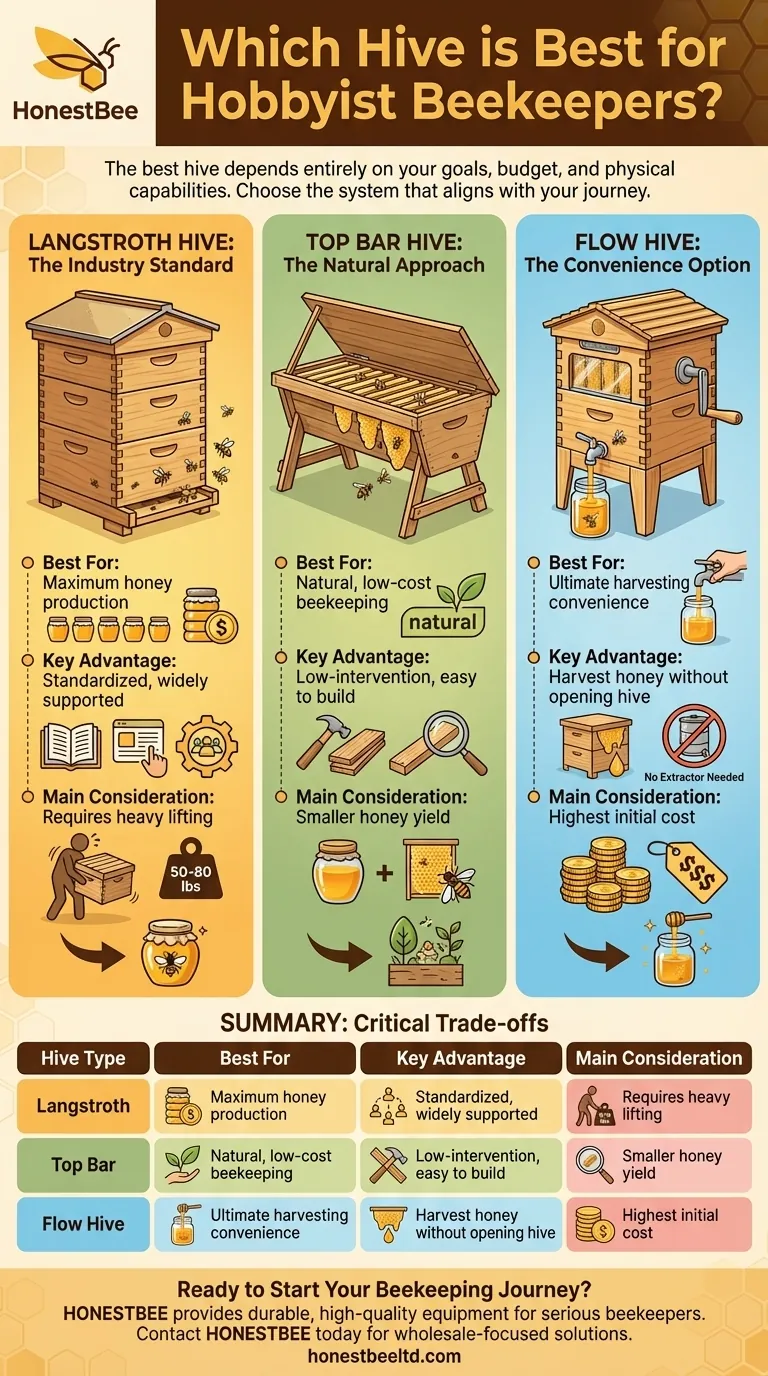 취미 양봉가에게 가장 적합한 벌통은 무엇인가요? 목표에 맞는 올바른 벌통을 선택하세요 시각적 가이드