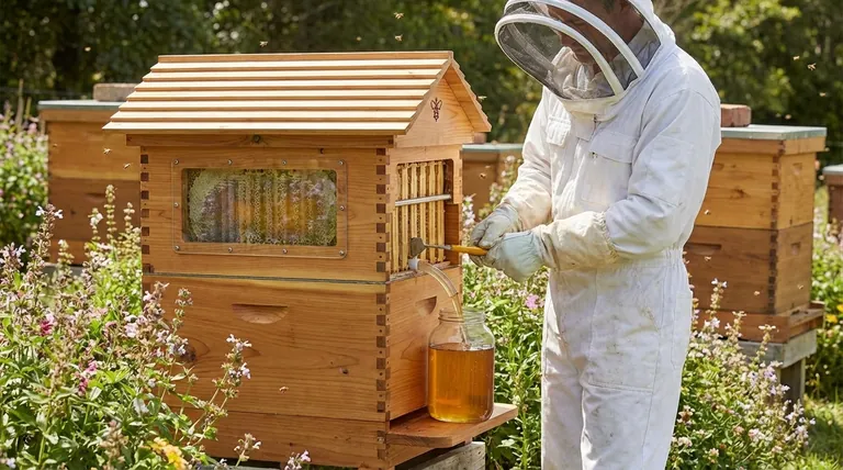 Why is the Auto Flow Hive better for the bees? Minimizing Stress with Non-Intrusive Harvesting