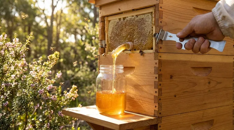 How does the Auto Flow Hive ensure higher quality honey? Achieve Purer, Artisanal Honey with Ease