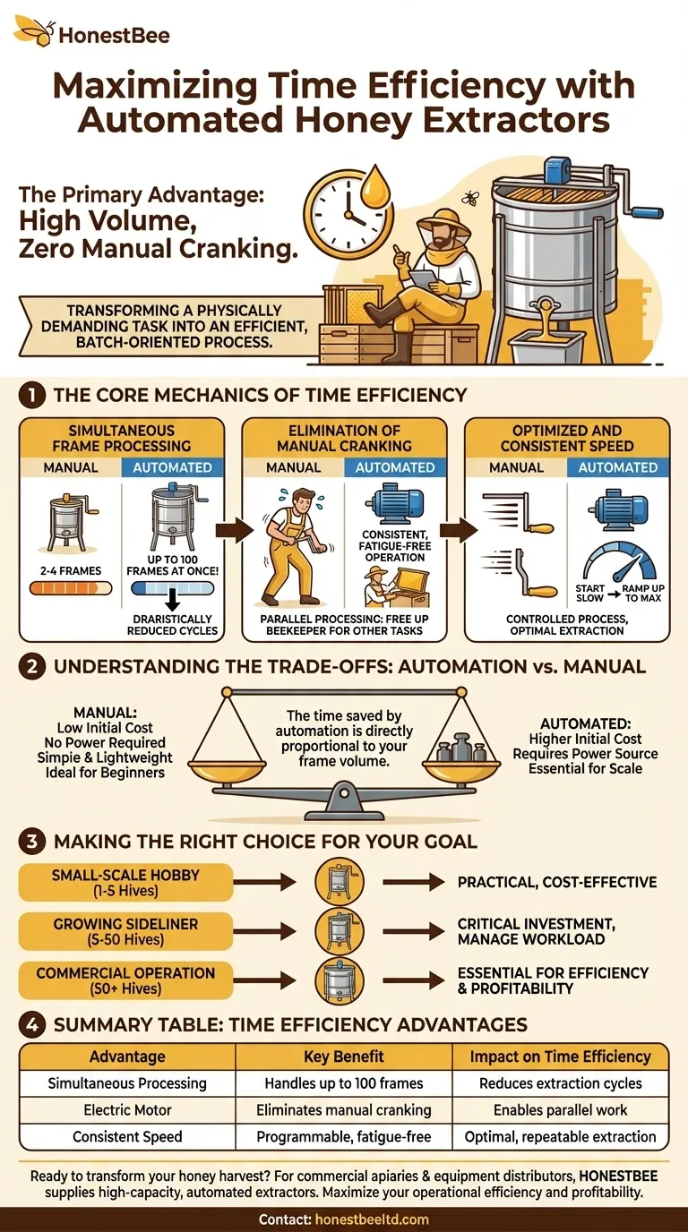 ما هي مزايا عصارات العسل الآلية من حيث كفاءة الوقت؟ عزز سرعة حصادك دليل مرئي