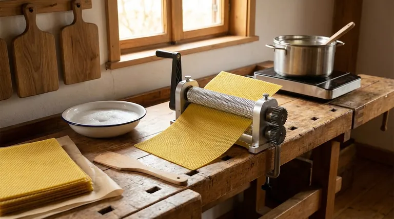 What equipment is needed to make beeswax foundation? A Guide to DIY Wax Sheet Production