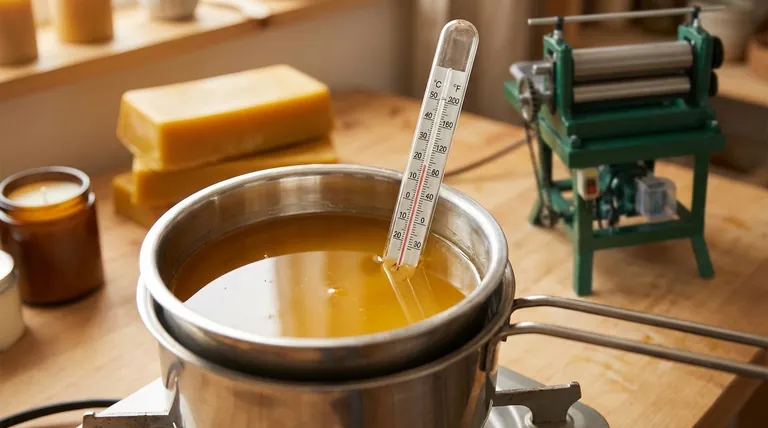 중탕으로 밀랍을 녹이는 이상적인 온도는 얼마인가요? 완벽하고 고품질의 결과를 얻으세요