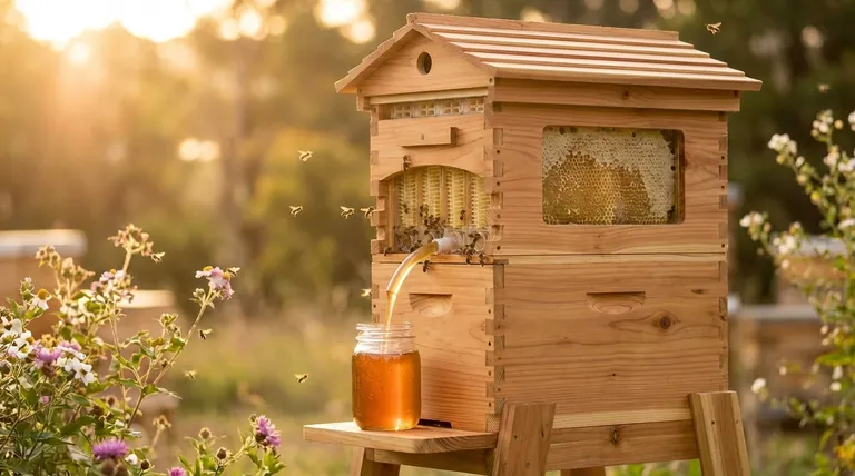 플로우 하이브는 어떻게 꿀 채취를 간소화하나요? 혁신적인 '꿀 온 탭' 시스템 설명
