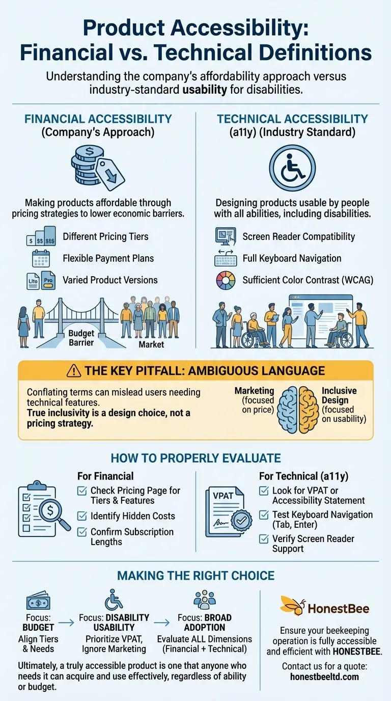 How does the company ensure the accessibility of its premium products? Decoding Financial vs. Technical Access Visual Guide