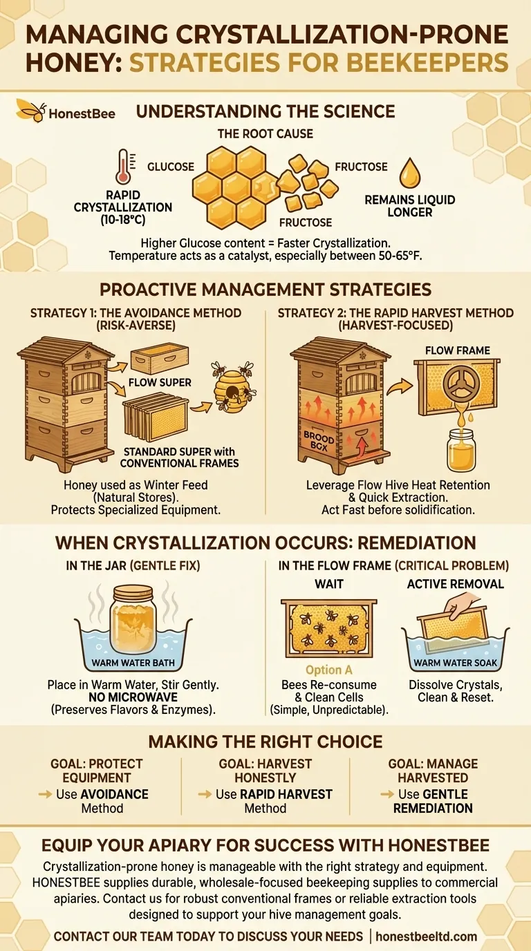 일부 양봉가들은 결정화되기 쉬운 꿀을 어떻게 관리할까요? 능동적인 전략을 마스터하세요 시각적 가이드