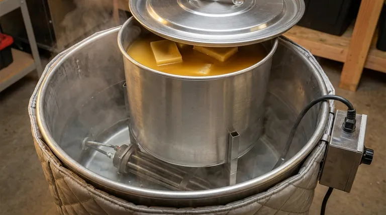 Come sono costruite le doppie vasche per sciogliere la cera? Costruire un sistema sicuro ed efficiente per la fusione della cera