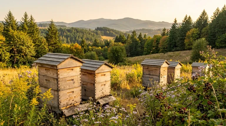 When is honey typically harvested from Warre hives in Oregon? Late Summer vs. Spring Explained