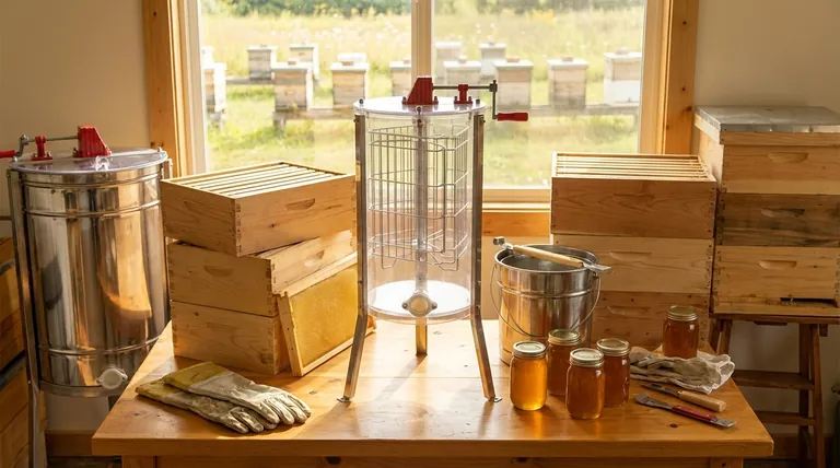 What is an efficient method for processing honey when dealing with dozens of hives? Scale Up Your Apiary's Harvest