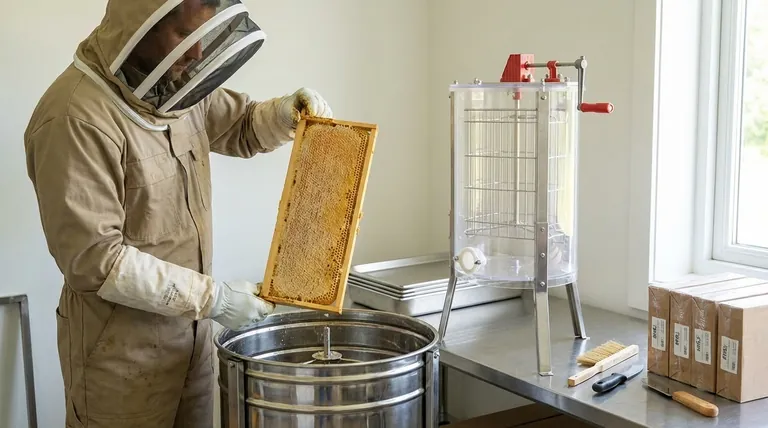 What are the steps to prepare frames for honey extraction? A Beekeeper's Guide to a Stress-Free Harvest