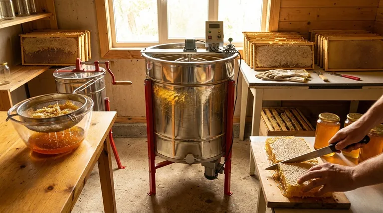 꿀 채취 방법을 선택할 때 무엇을 고려해야 할까요? 벌집 건강 및 수확 효율성 극대화