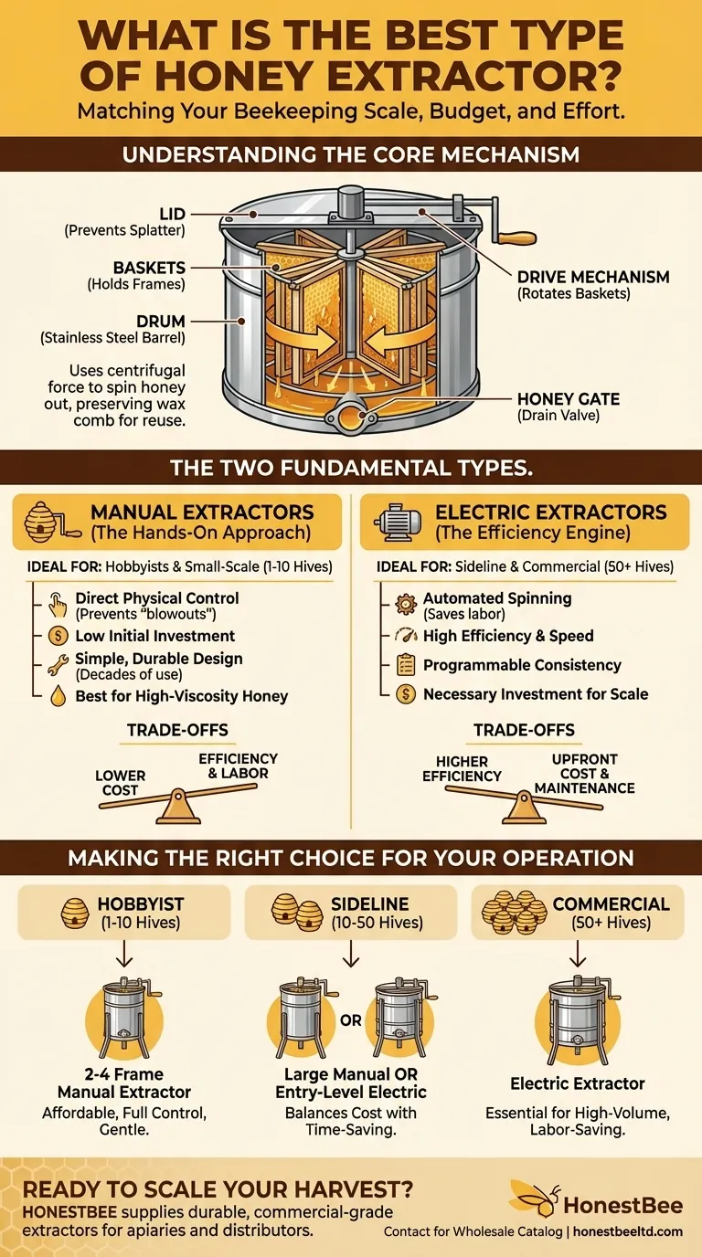 最適な採蜜器とは？あなたの養蜂規模にぴったりの一台を見つけましょう ビジュアルガイド