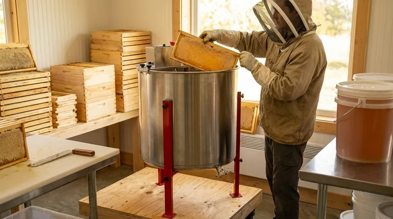 What should be considered when using a honey extractor to avoid damage? Ensure a Smooth, Efficient Harvest