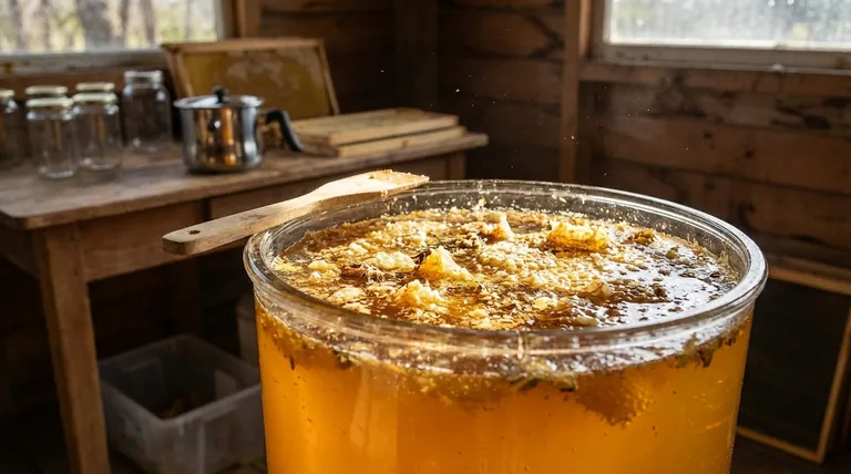 Come funziona il metodo di flottazione della cera? Una tecnica semplice e a costo zero per la purificazione del miele