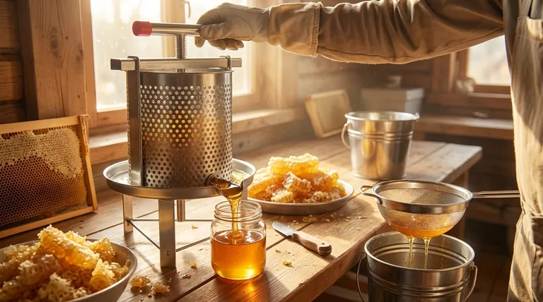 꿀을 압착하는 절차는 무엇인가요? 소규모 양봉가를 위한 간단하고 저렴한 방법