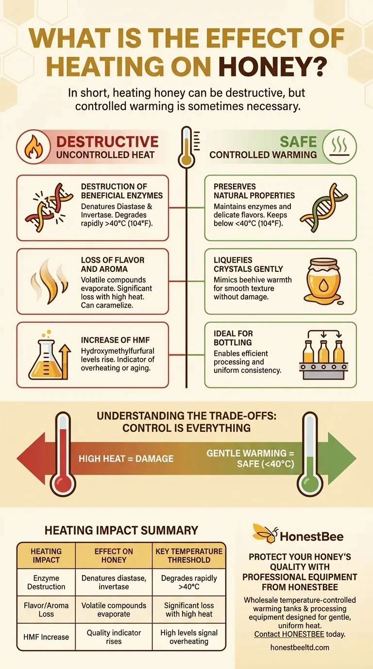 What is the effect of heating on honey? Preserve Quality with Controlled Warming Visual Guide