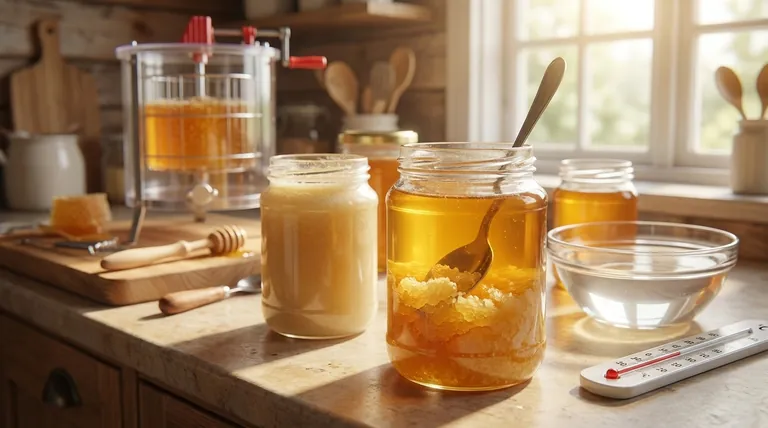 What happens to honey when it is kept at temperatures below 24 °C? Understanding Natural Crystallization