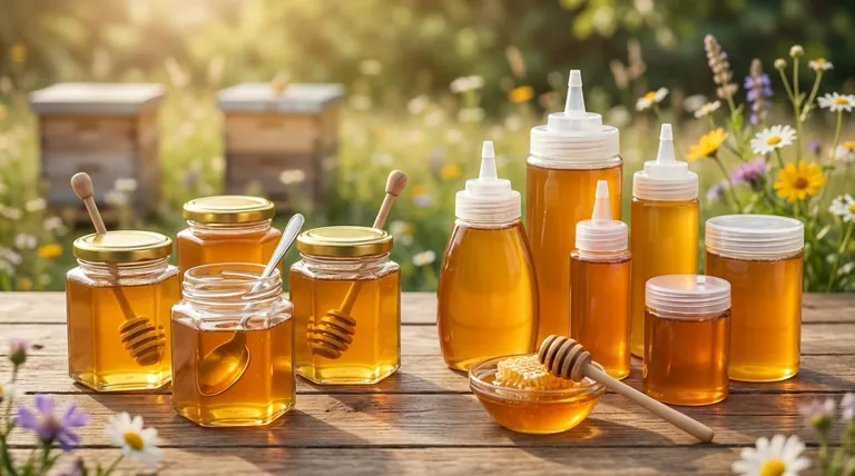 꿀 포장에 권장되는 용기는 무엇인가요? 귀사를 위한 유리 대 플라스틱 비교