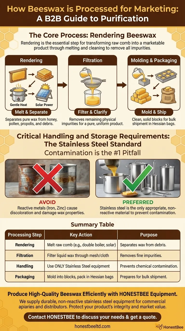 How is beeswax processed for marketing? A Guide to Purification and Handling Visual Guide