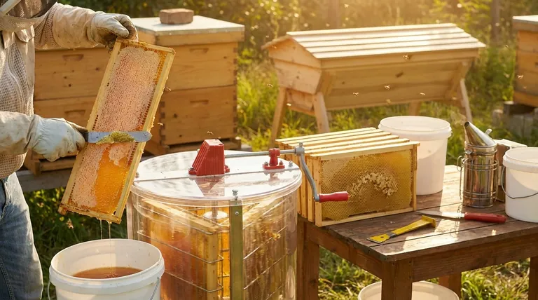 What is the procedure for harvesting honey from a hive? A Step-by-Step Guide for Beekeepers