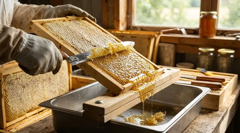 How can you remove wax caps from frames when using an extractor? A Step-by-Step Guide