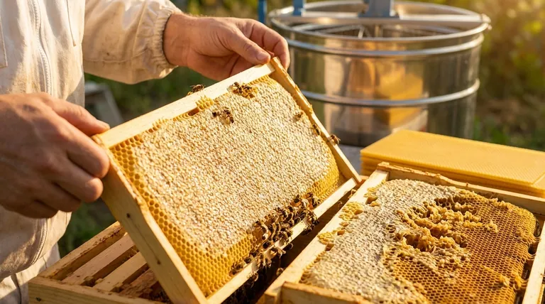 Why is it important to avoid damaging the wax foundation during extraction? Maximize Your Honey Harvest