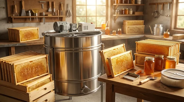 What factors should be considered when choosing the size of a honey extractor? Maximize Your Harvest Efficiency
