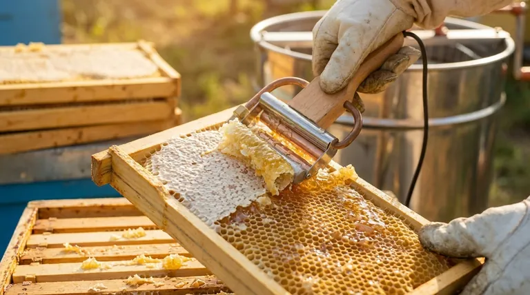 What is the purpose of uncapping wax before using a honey extractor? Maximize Your Honey Yield