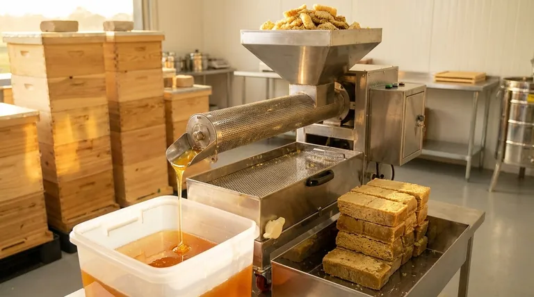 What are the benefits of a Honey-Wax Separating Screw Press? Boost Honey Yield & Efficiency