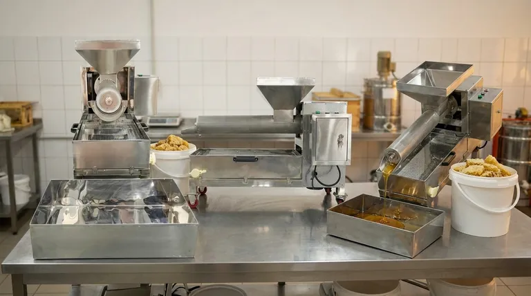 What is the purpose of the Wax Screw Presses set? Maximize Honey & Wax Yield Efficiently