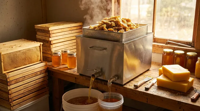 What is the purpose of melting beeswax cappings? Maximize Honey Yield & Reclaim Valuable Wax