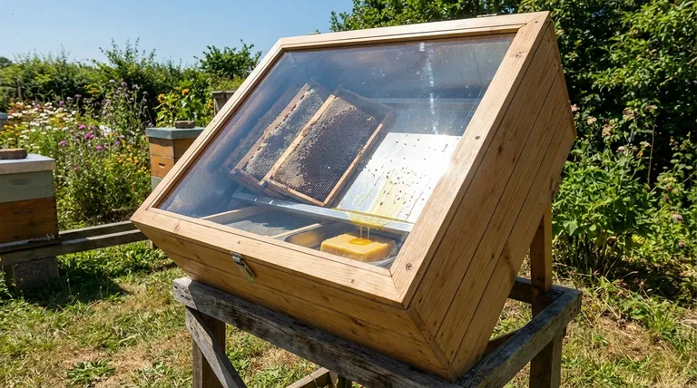 How does a solar-powered frame wax melter work? Harness the Sun for Sustainable Beekeeping
