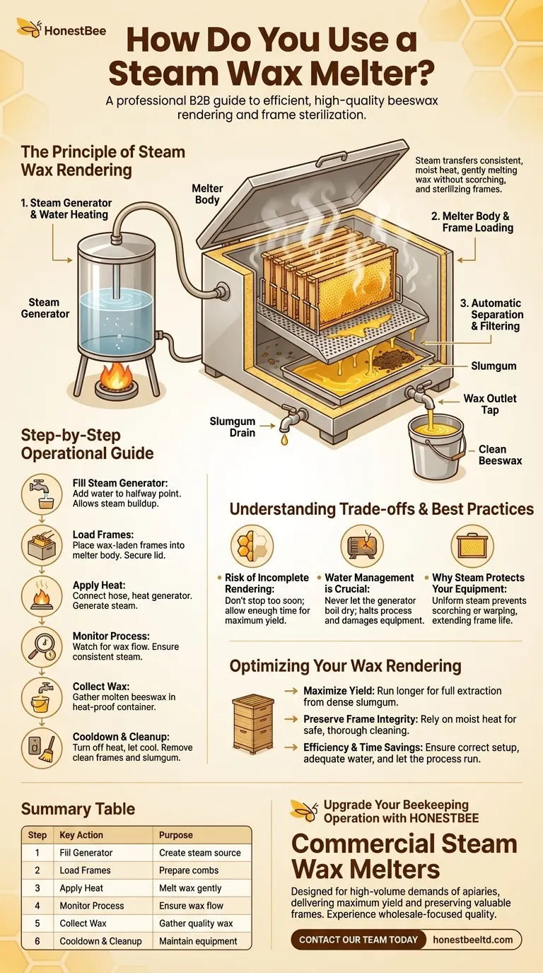 How do you use a steam wax melter? Efficiently Render High-Quality Beeswax Visual Guide